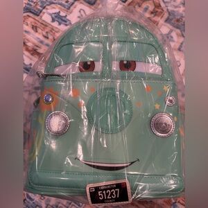 Loungefly Filmore Cars Mint Green Character Backpack